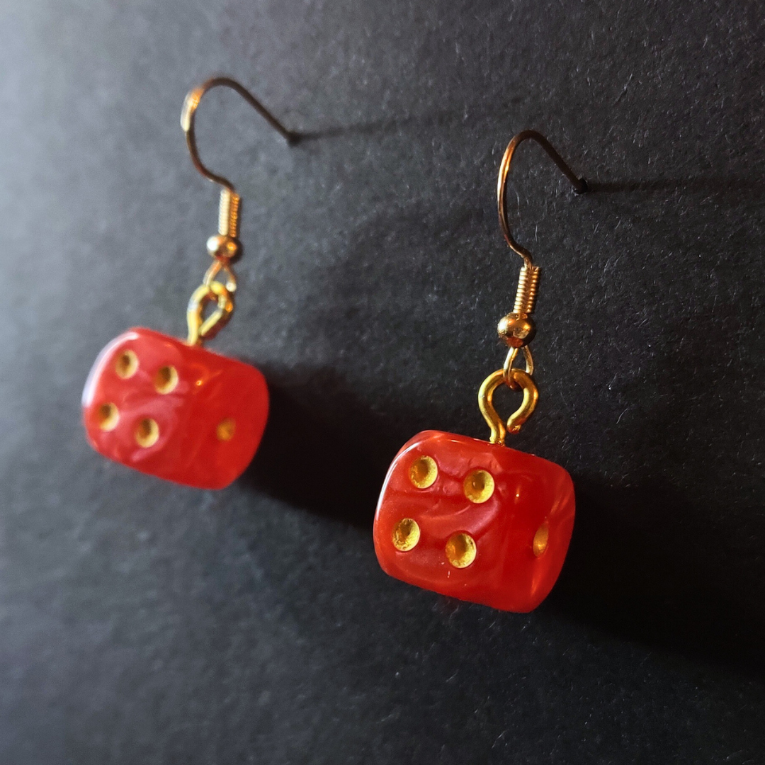 Dangly Die Earrings (One Dice)