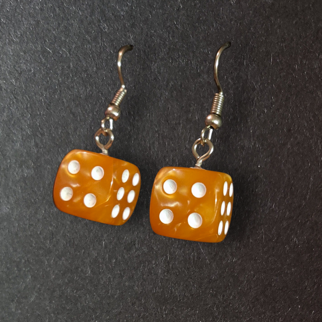 Dangly Die Earrings (One Dice)