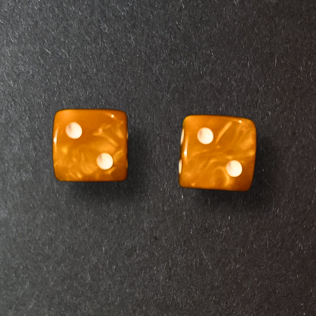 Dice Stud Earrings (One Dice)