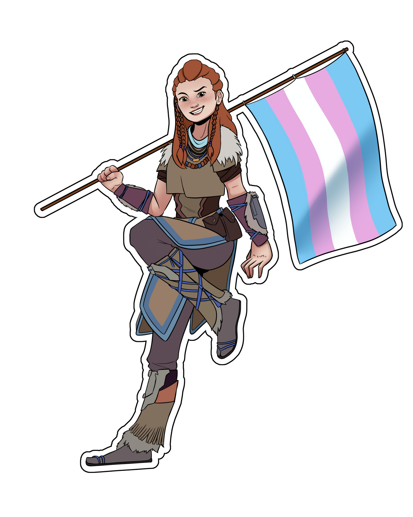 Pride Flag Aloy (Gay-loy) Sticker