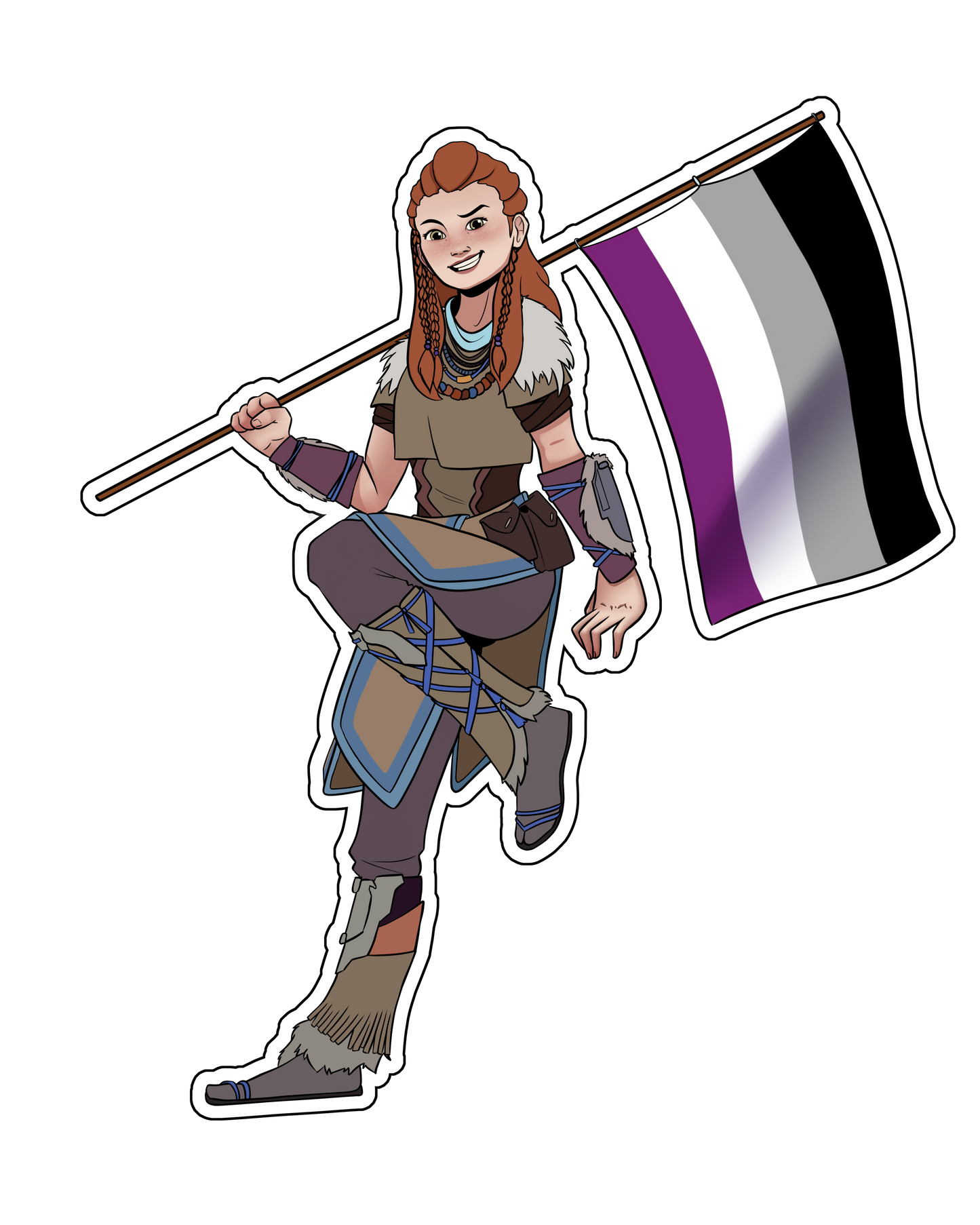 Pride Flag Aloy (Gay-loy) Sticker