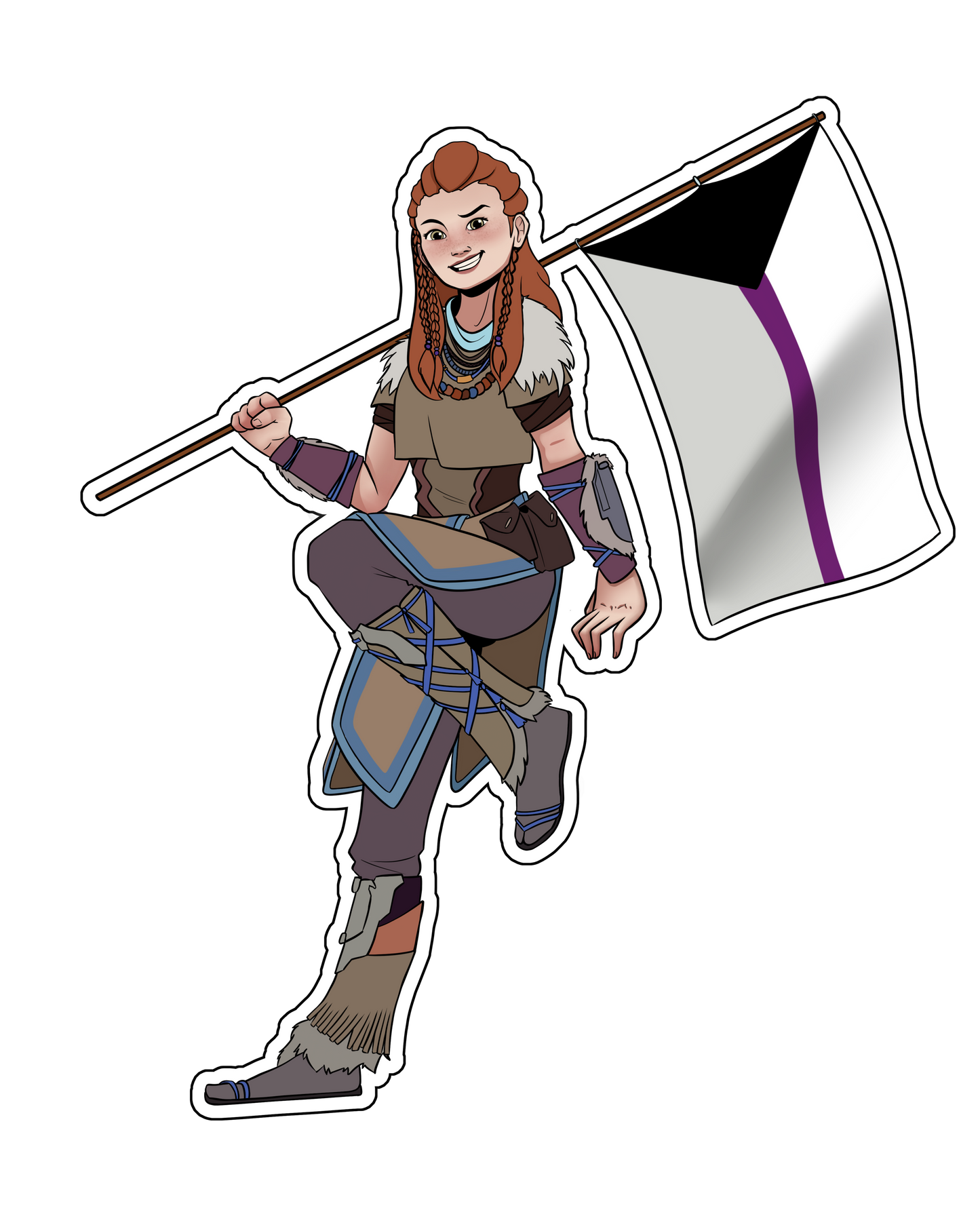 Pride Flag Aloy (Gay-loy) Sticker