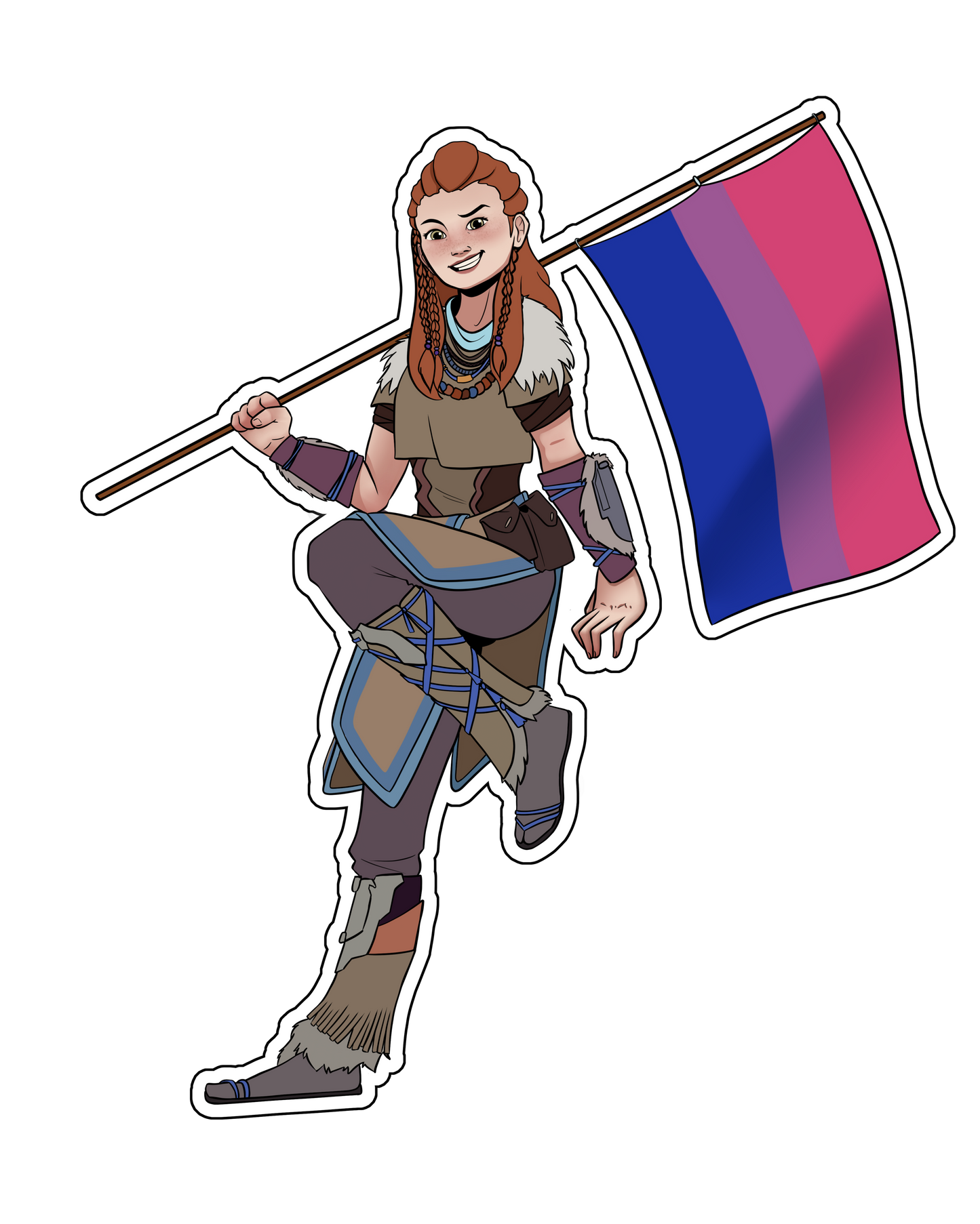 Pride Flag Aloy (Gay-loy) Sticker